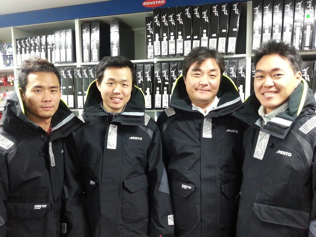 Team Busan (KOR) - Matchrace Thailand 2013 &copy; Various people
